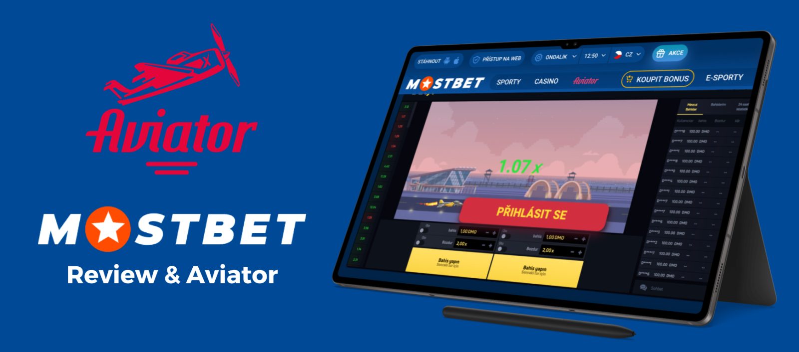 Авиатор в Мостбет